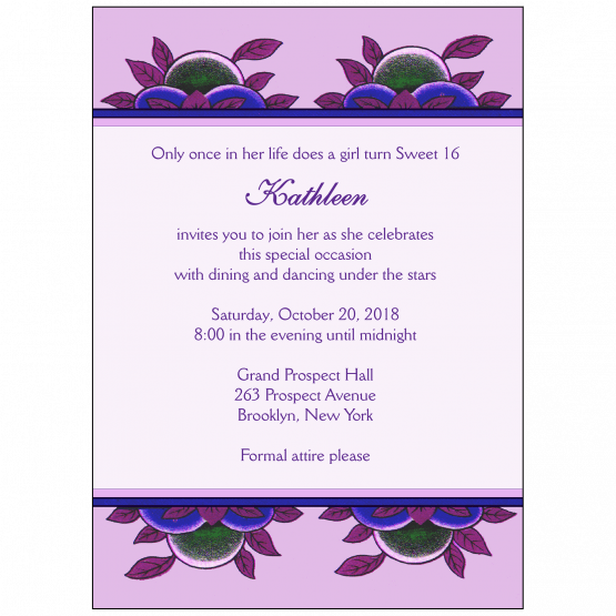 Sweet 16 Invitation Sweet 16 Invitation