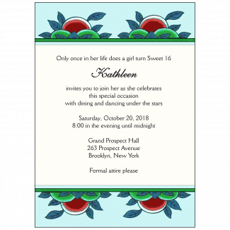 Sweet 16 Invitation Sweet 16 Invitation