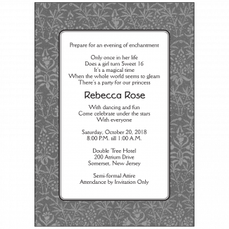 Sweet 16 Invitation Sweet 16 Invitation