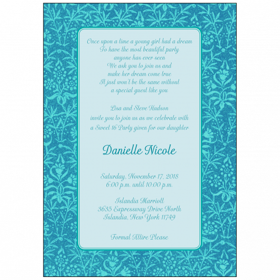 Sweet 16 Invitation Sweet 16 Invitation