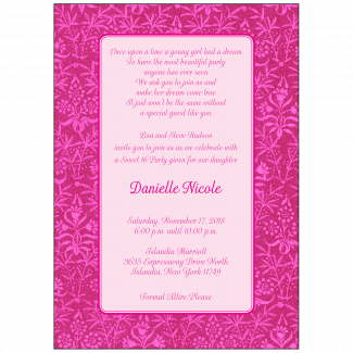 Sweet 16 Invitation Sweet 16 Invitation