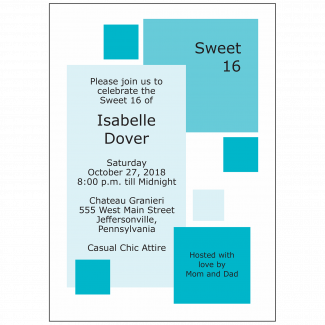 Sweet 16 Invitation Sweet 16 Invitation