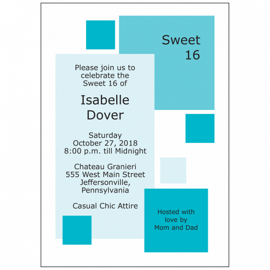 Sweet 16 Invitation Sweet 16 Invitation