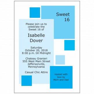 Sweet 16 Invitation Sweet 16 Invitation
