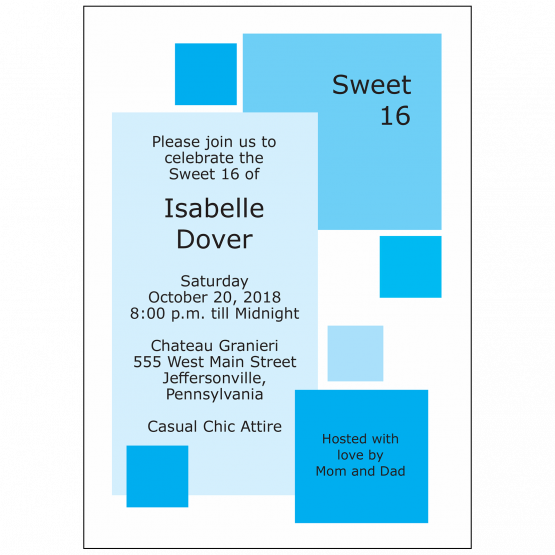 Sweet 16 Invitation Sweet 16 Invitation
