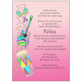 Sweet 16 Invitation Sweet 16 Invitation