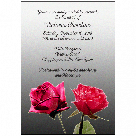 Sweet 16 Invitation Sweet 16 Invitation