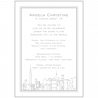 Sweet 16 Invitation Sweet 16 Invitation