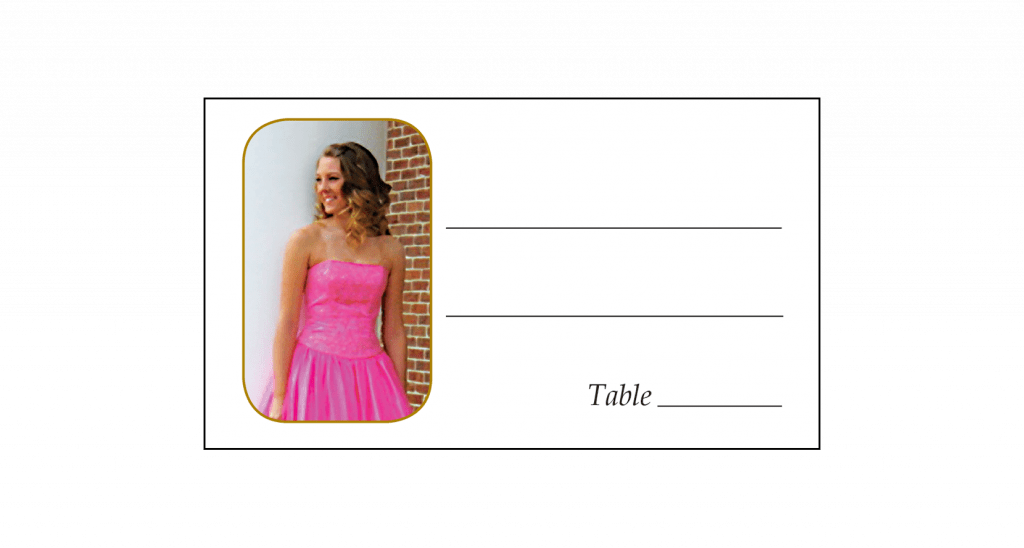 Place Card with Photo