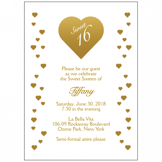 Sweet 16 Invitation Sweet 16 Invitation