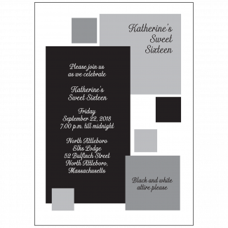 Sweet 16 Invitation Sweet 16 Invitation