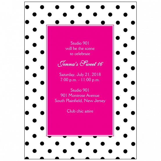 Sweet 16 Invitation Sweet 16 Invitation