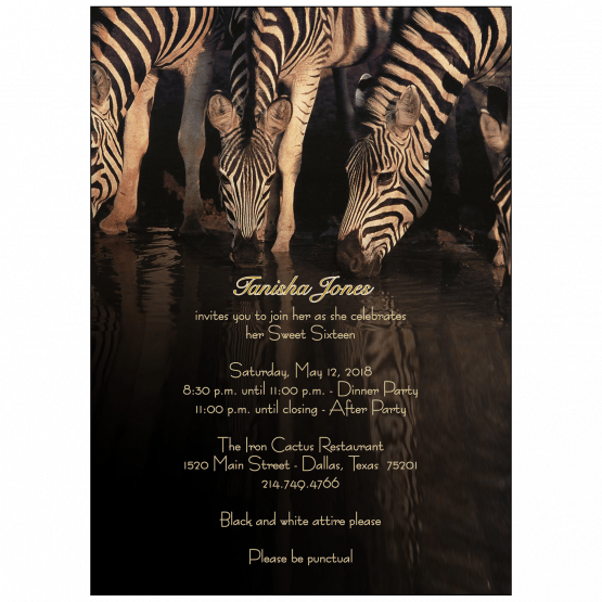 Sweet 16 Invitation