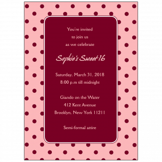 Sweet 16 Invitation Sweet 16 Invitation