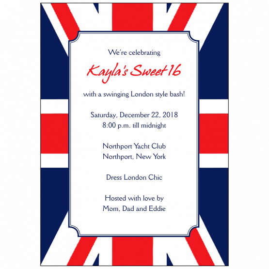 Sweet 16 Invitation