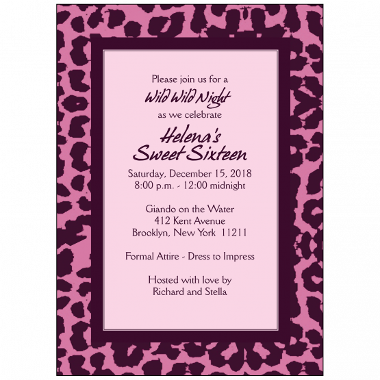 Sweet 16 Invitation