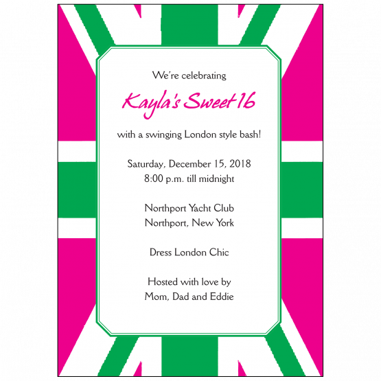Sweet 16 Invitation
