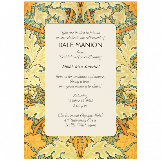 Retirement Party Invitation Retirement Party Invitation