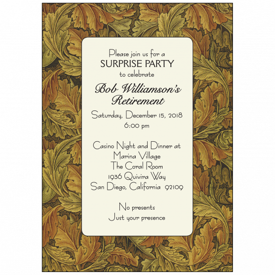 Retirement Party Invitation Retirement Party Invitation