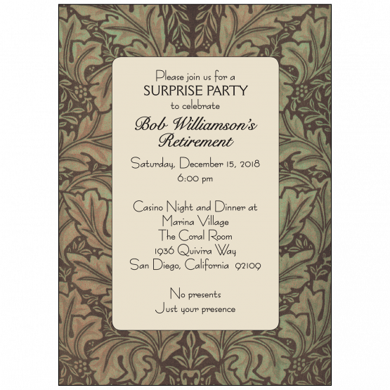Retirement Party Invitation Retirement Party Invitation