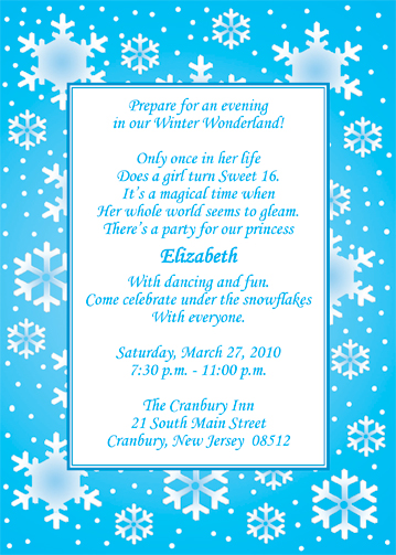 Winter Theme Invitation ⋆ IPV Studio