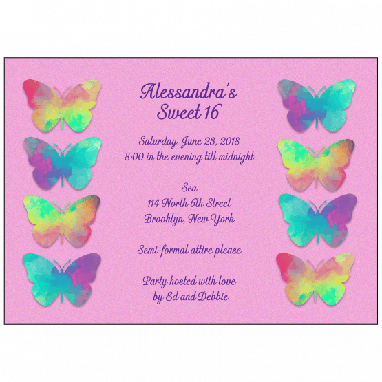 Sweet 16 Invitation Sweet 16 Invitation