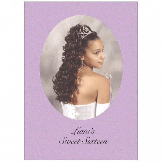 Cover of Sweet 16 Invitation with Photo