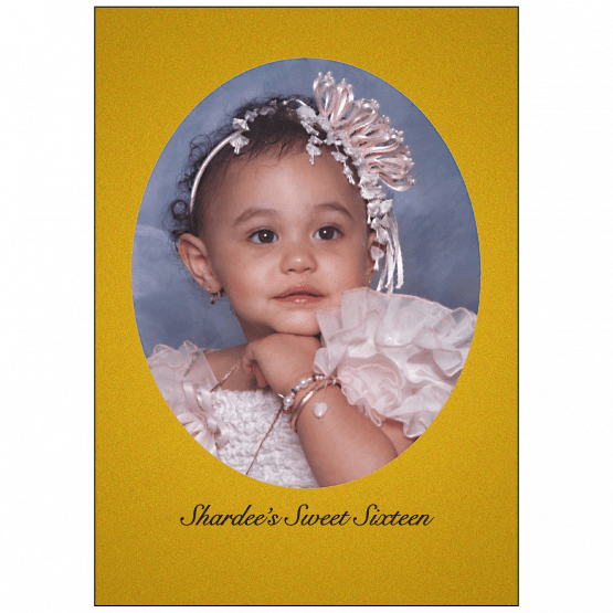 Cover of Sweet 16 Invitation with Baby Photo Cover of Sweet 16 Invitation with Baby Photo