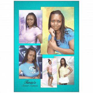 Cover of Sweet 16 Invitation with Multiple Photos Cover of Sweet 16 Invitation with Multiple Photos