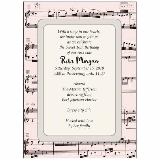Sweet 16 Invitation Sweet 16 Invitation
