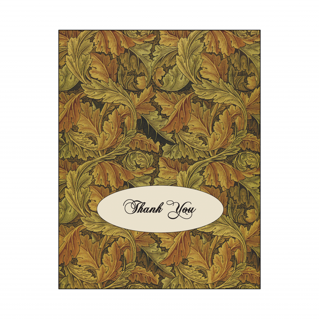 Cover of Thank You Card