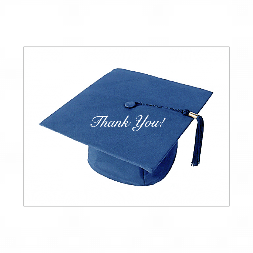 Cover of Graduation Thank You Card