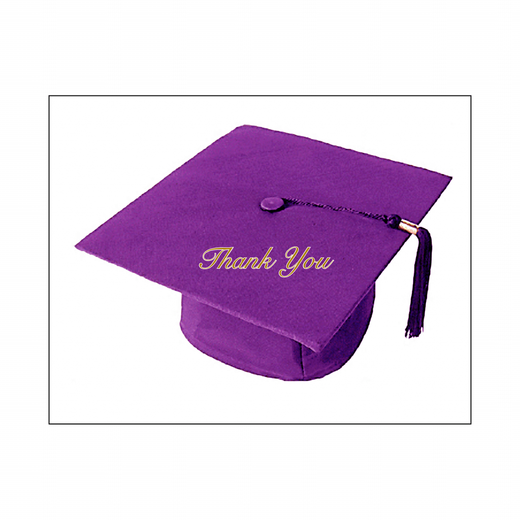 Cover of Graduation Thank You Card