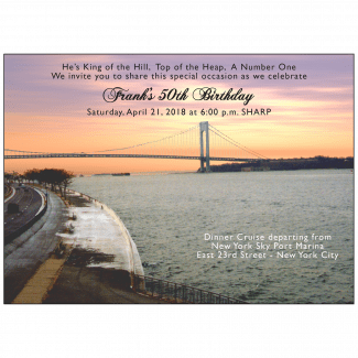 New York Theme Invitation New York Theme Invitation