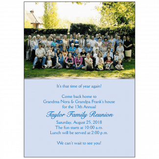 Family Reunion Invitation Family Reunion Invitation