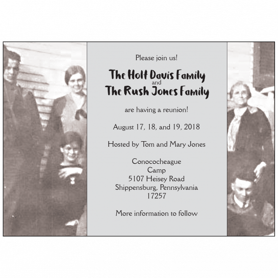 Family Reunion Invitation