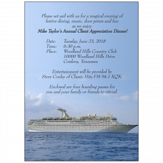 Cruise Party Invitation