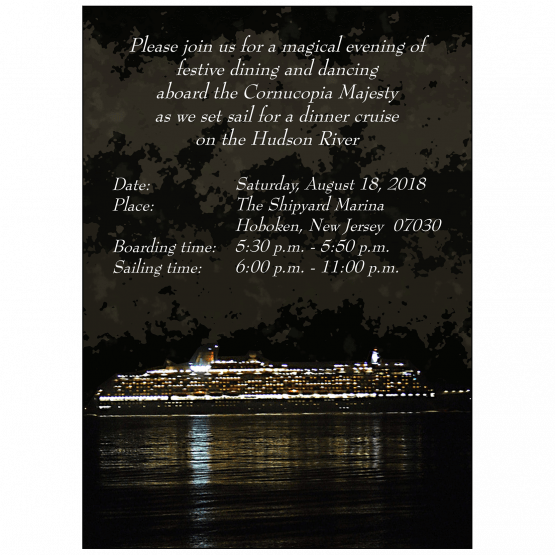 Cruise Party Invitation