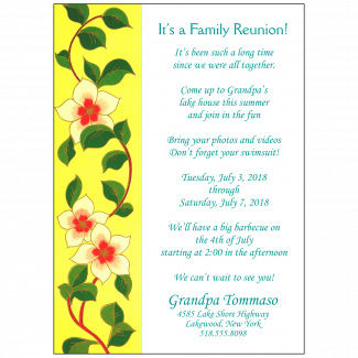 Family Reunion Invitation Family Reunion Invitation