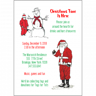Christmas Holiday Party Invitation