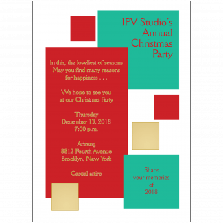Christmas Holiday Party Invitation Christmas Holiday Party Invitation