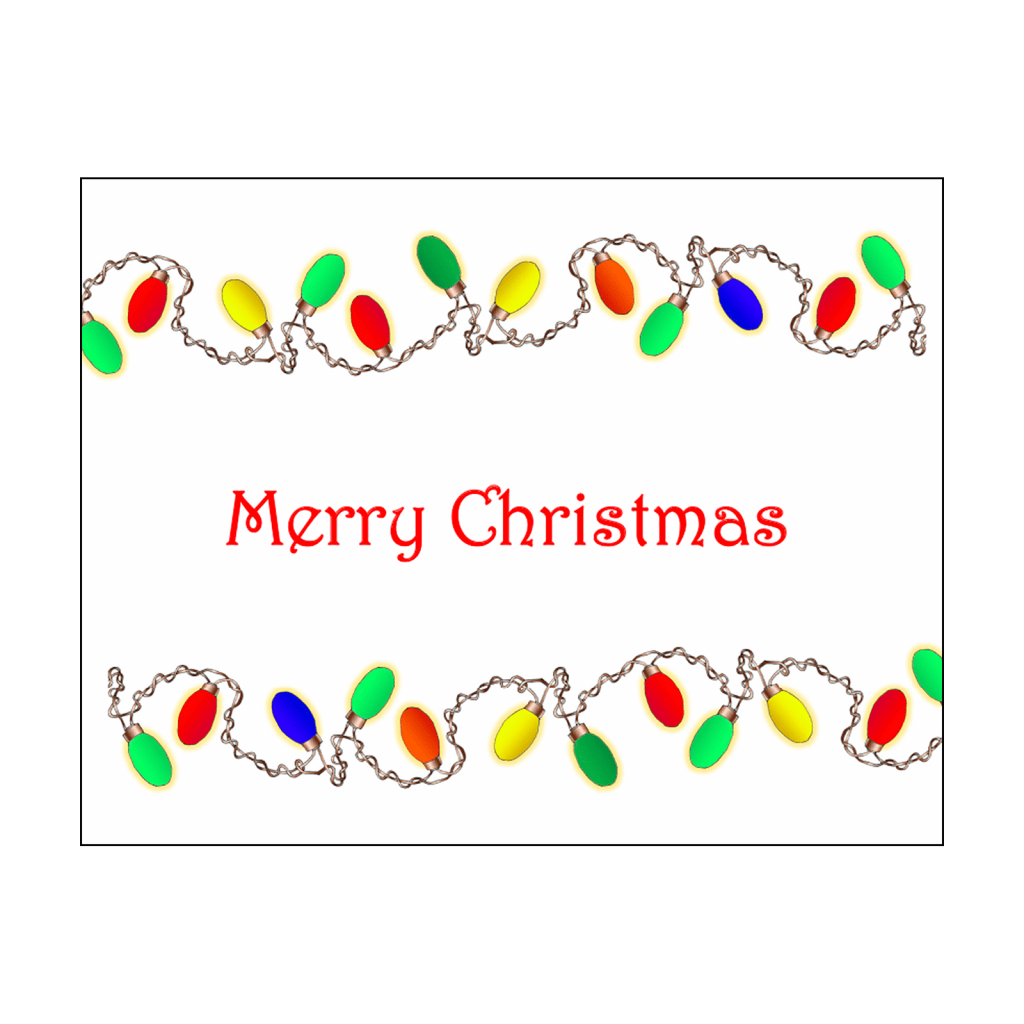 Cover of Christmas Holiday Thank You Card