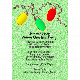 Christmas Holiday Party Invitation Christmas Holiday Party Invitation
