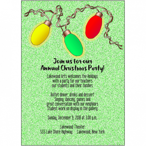 Christmas Holiday Party Invitation Christmas Holiday Party Invitation
