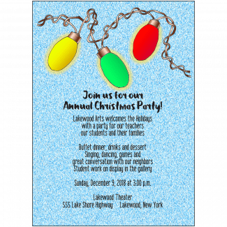Christmas Holiday Party Invitation Christmas Holiday Party Invitation