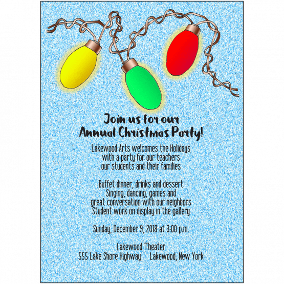 Christmas Holiday Party Invitation
