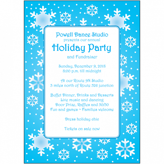 Christmas Holiday Party Invitation