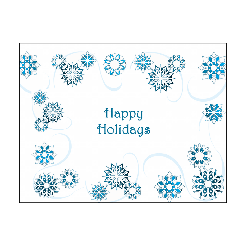 Cover of Christmas Holiday Thank You Card