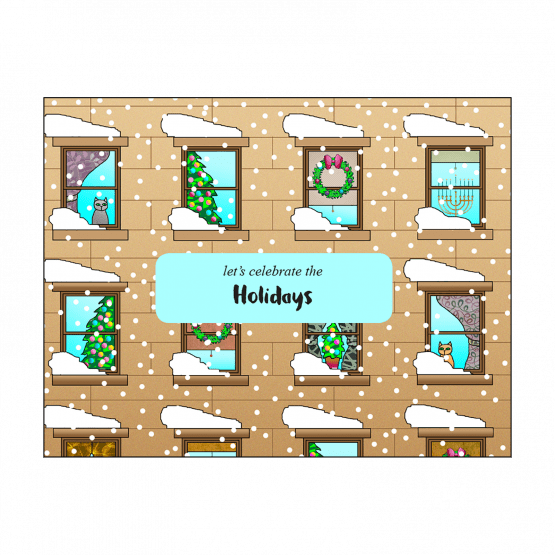 Christmas Holiday Fill-in Invitation
