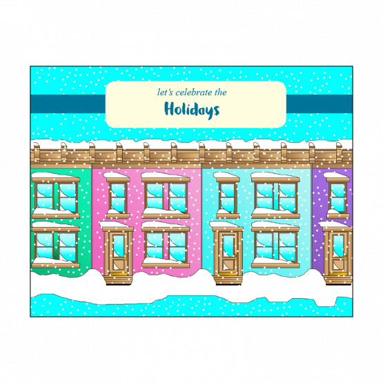 Christmas Holiday Fill-in Invitation